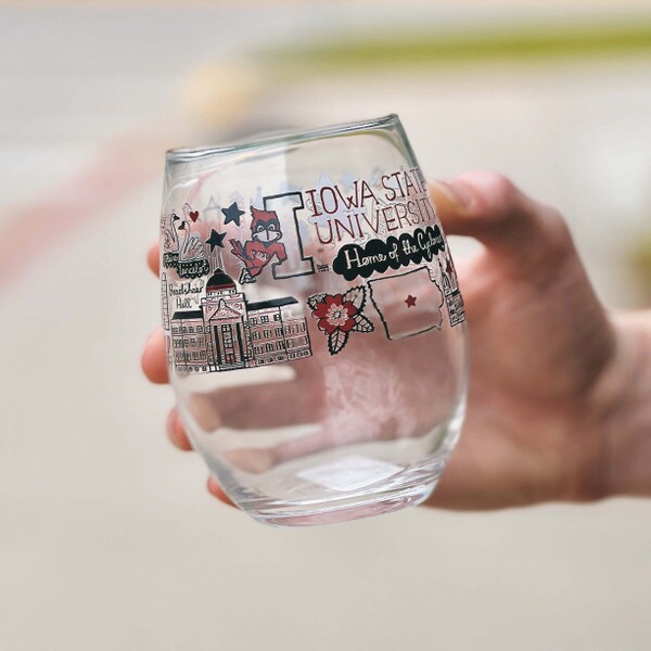 Julia Gash Clear Stemless Wine Glass (21 oz.)